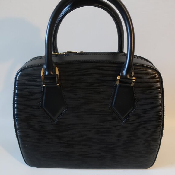 Authentic Womens Louis Vuitton Epi Sablons Black Vintage Leather Satchel Handbag - Picture 7 of 16